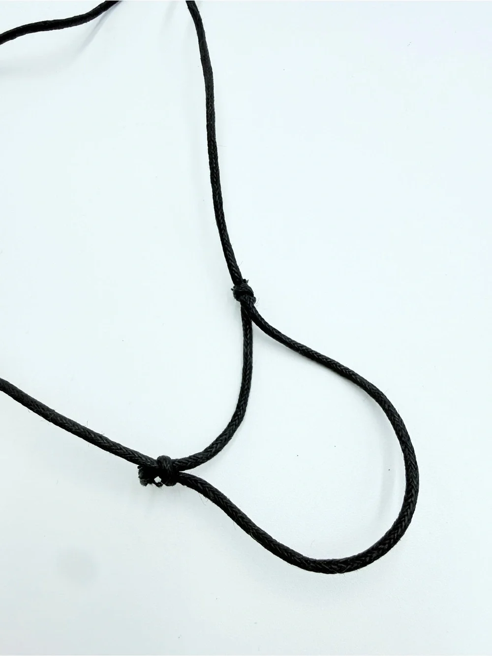 Pirate Skull Medallion Adjustable Cord Necklace with Signed Rebecca Charm - Picture 9 of 11